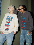 S45 Logo Printed Knit Sweater