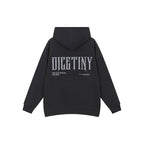 DICETINY Basic Back Logo Print Hoodie