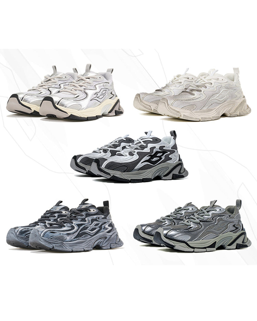 BLIND NO PLAN Flame Dad Sneakers