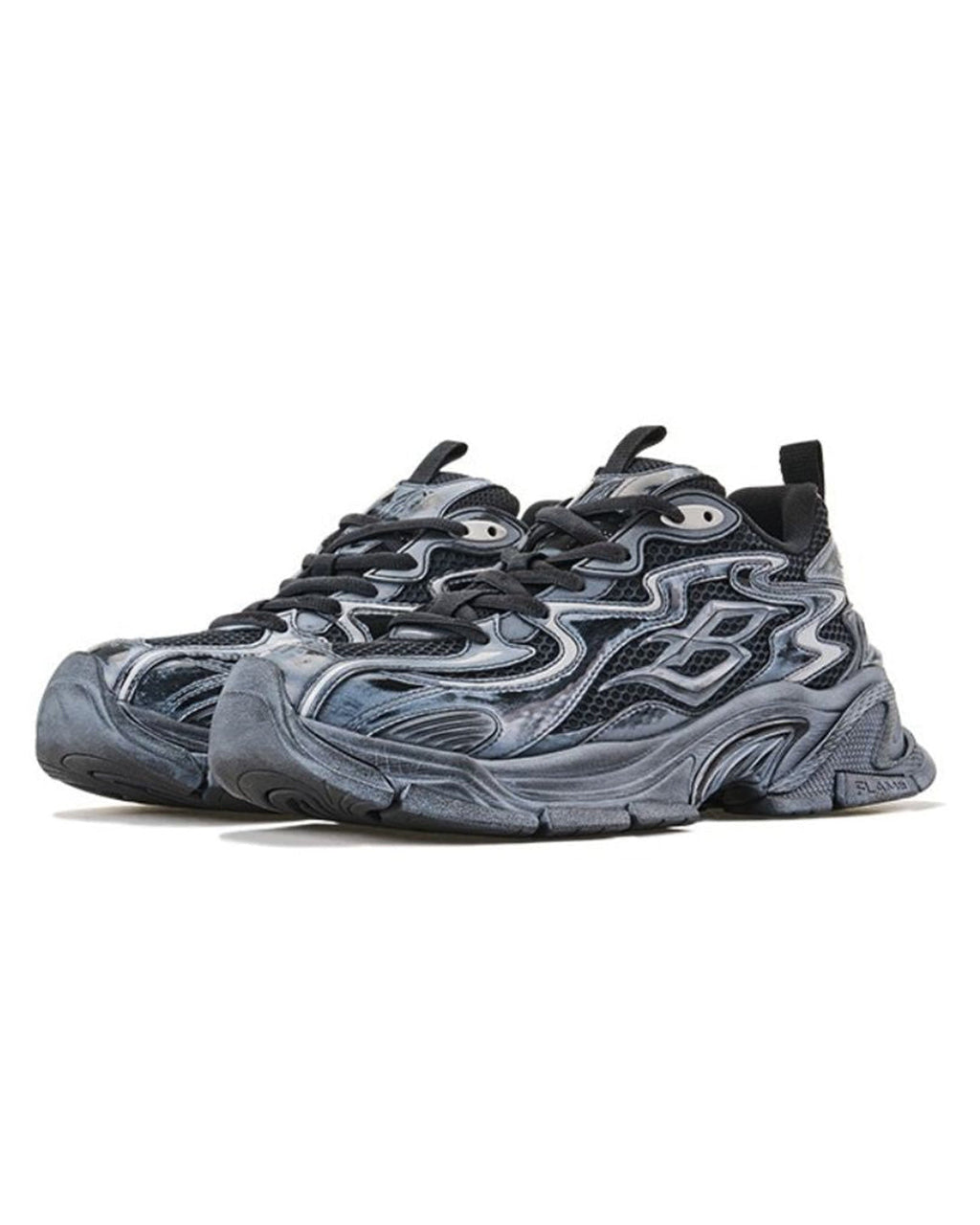 BLIND NO PLAN Flame Dad Sneakers