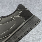(KIDS) Travis Scott x Air Jordan 1 Low OG SP 'Black Phantom'