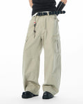 JHYQ 3D Cut Multi Flap Pocket Baggy Cargo Pants