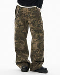JHYQ Camouflage Drawstring Baggy Cargo Pants