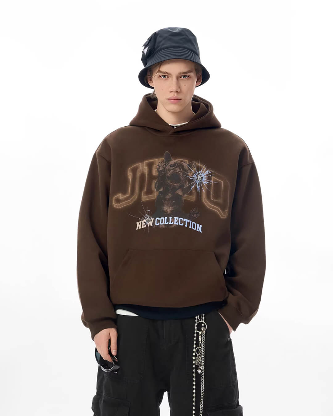 JHYQ French Bulldog Graphic Hoodie