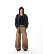 JHYQ Leopard Print Lined Cropped Hoodie