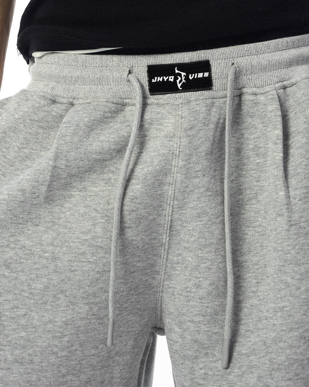 JHYQ Logo Patch Baggy Sweatpants