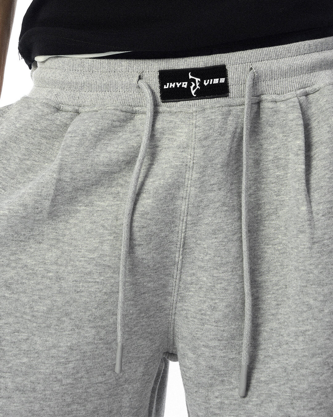 JHYQ Logo Patch Baggy Sweatpants