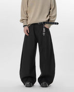 JHYQ Machete Draped Baggy Suit Pants