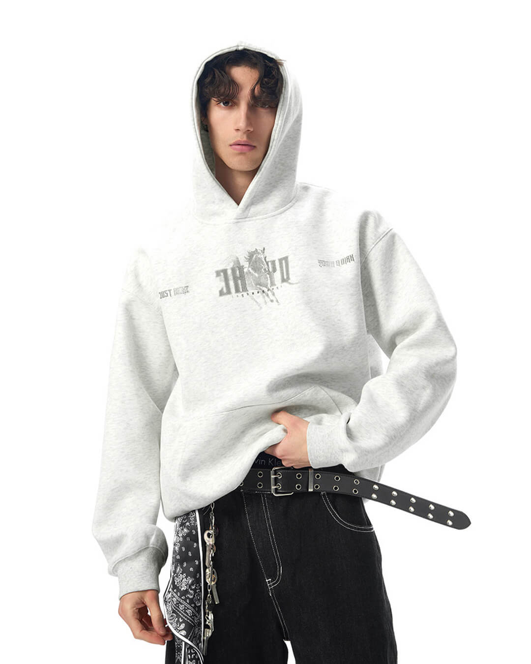 JHYQ Pegasus Blurred Print Hoodie