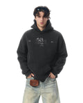 JHYQ Pegasus Blurred Print Hoodie