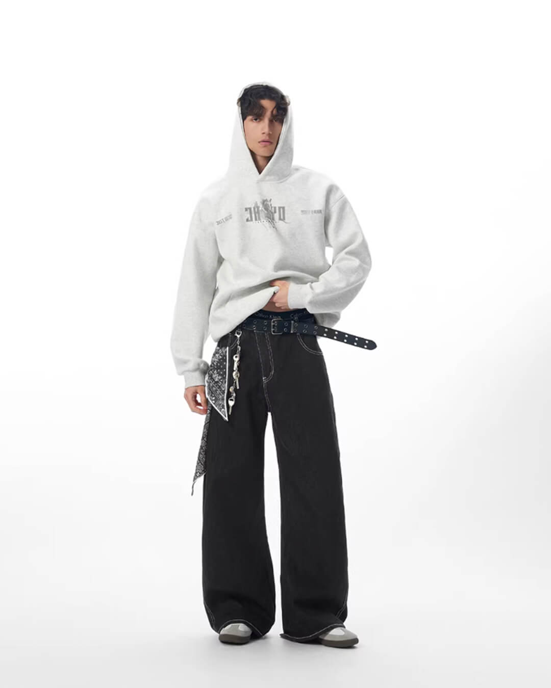 JHYQ Pegasus Blurred Print Hoodie