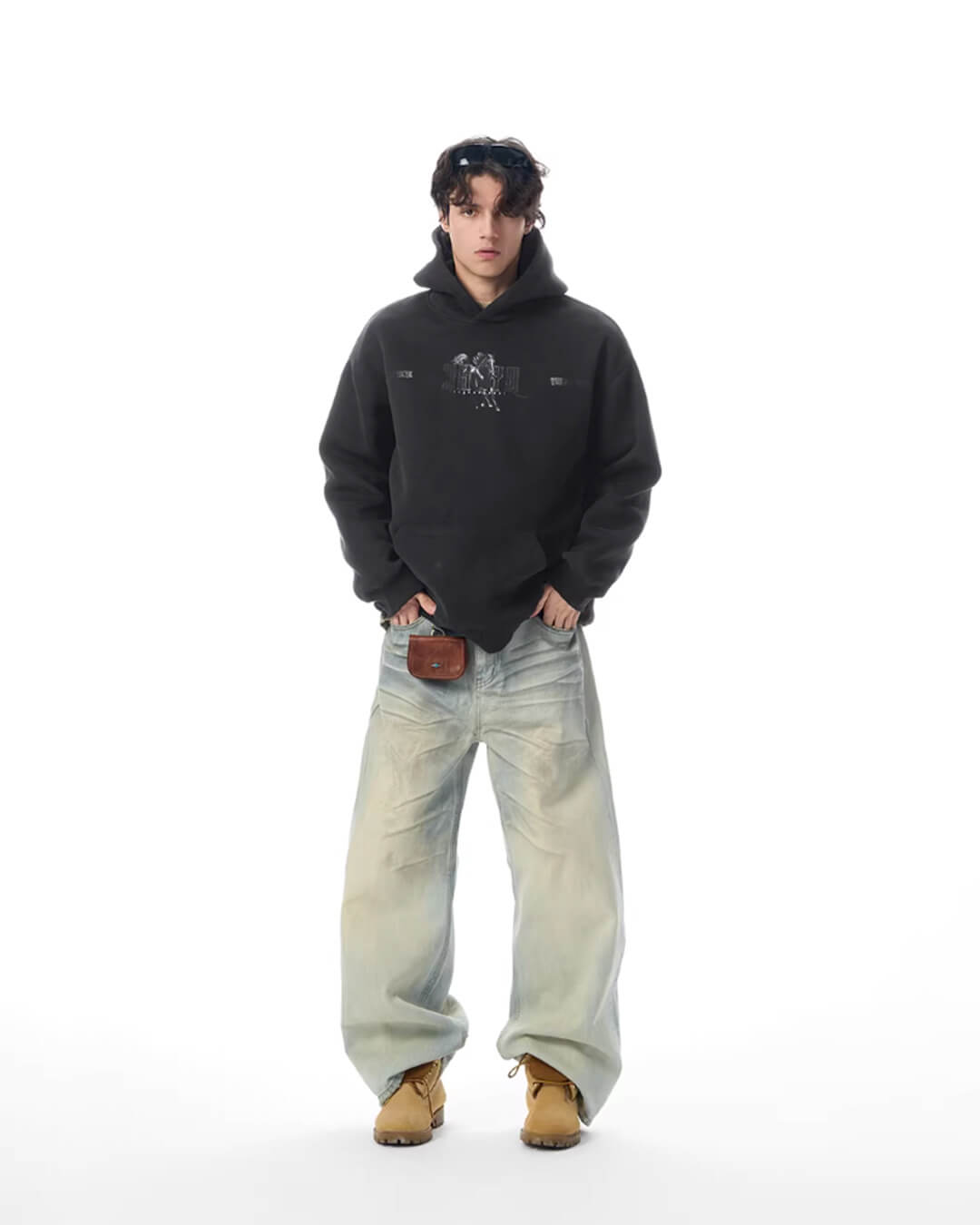 JHYQ Pegasus Blurred Print Hoodie