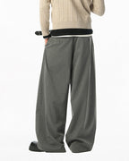 JHYQ Pinstripe Pleated Wide Leg Suit Pants