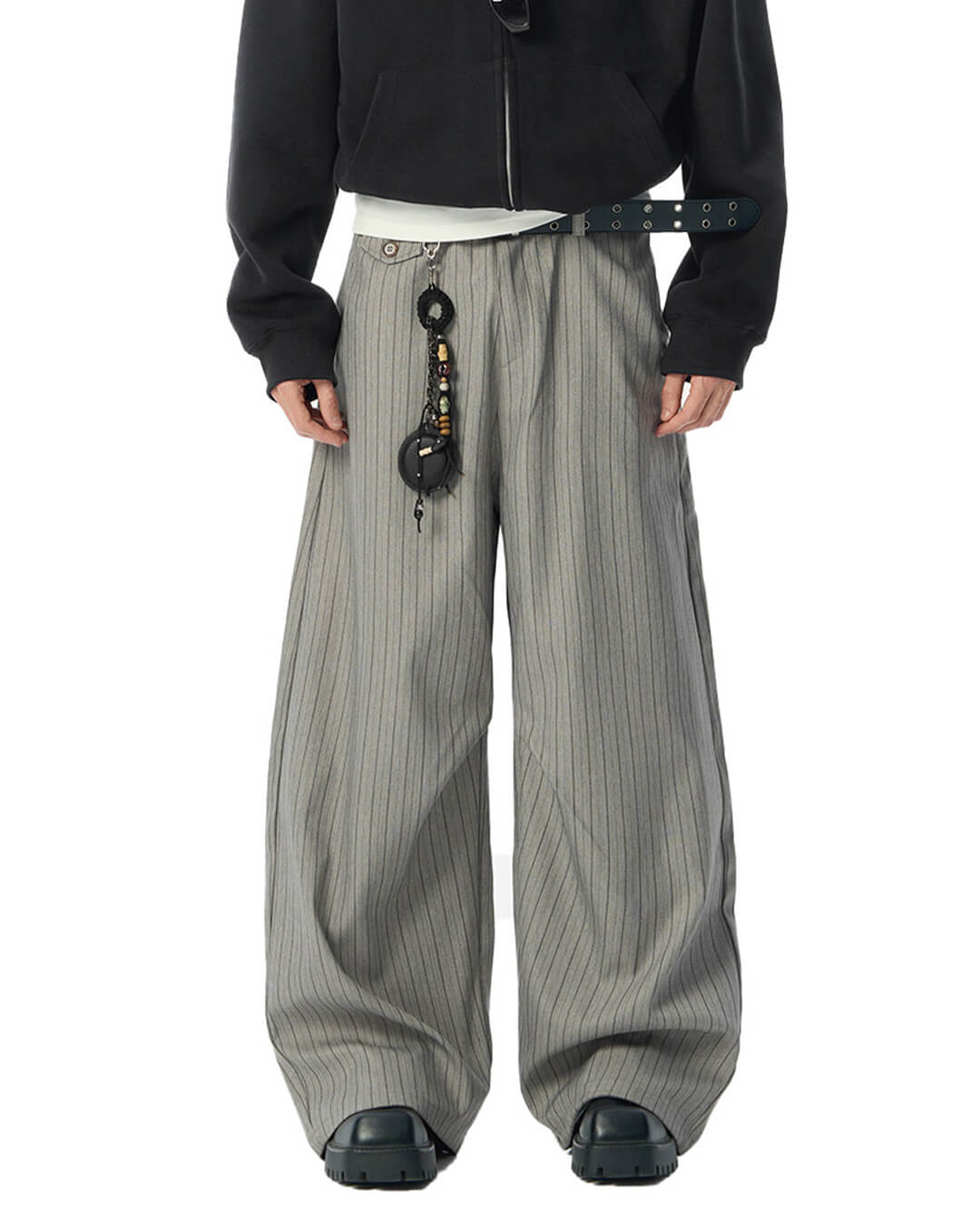 JHYQ Pinstripe Wide Leg Suit Pants