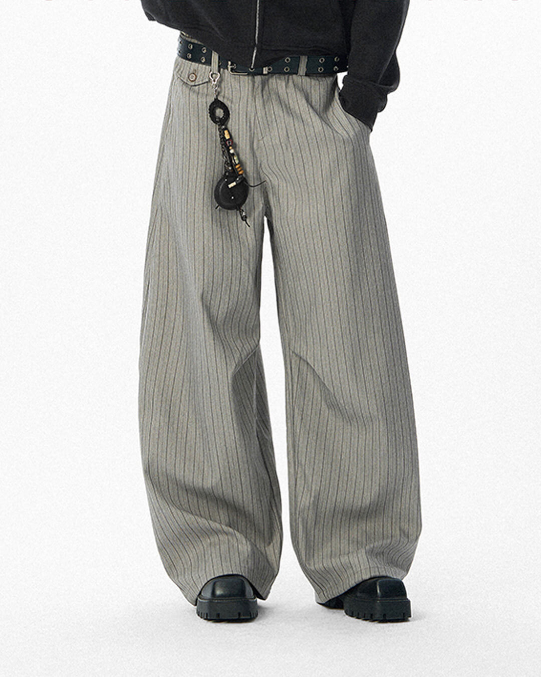 JHYQ Pinstripe Wide Leg Suit Pants
