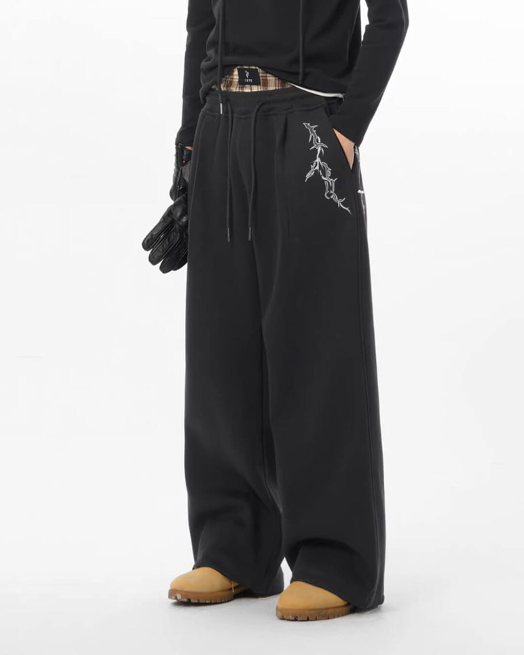 JHYQ Thorn Embroidered Sweatpants