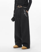 JHYQ Thorn Embroidered Sweatpants