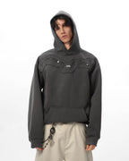 JHYQ Thorn Print 3D Patch Hoodie
