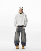 JHYQ Thorn Print 3D Patch Hoodie