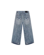JHYQ Vintage Washed Patchwork Baggy Jeans