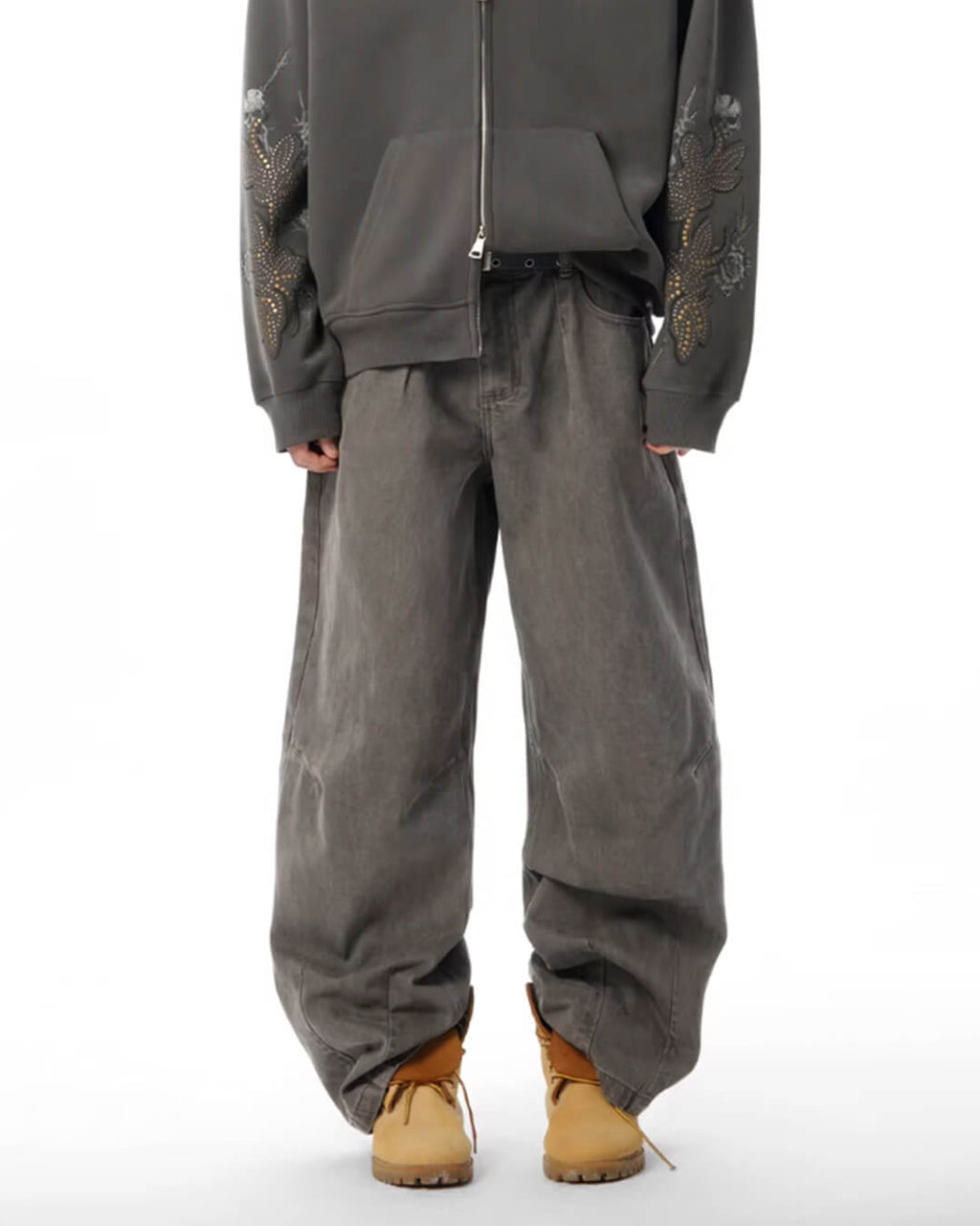 JHYQ Washed 3D Seam Baggy Work Jeans