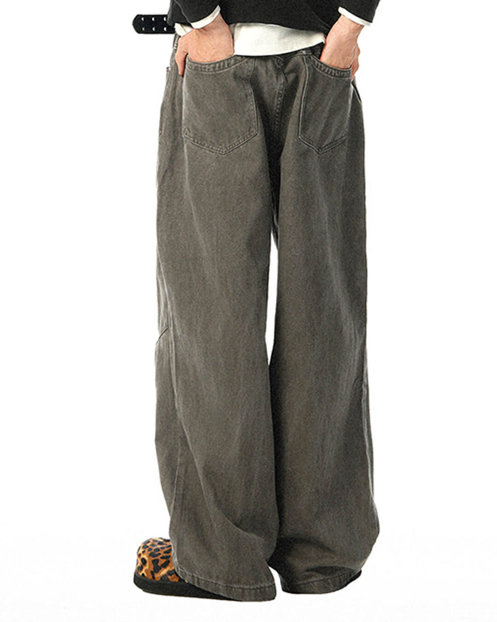 JHYQ Washed 3D Seam Baggy Work Jeans