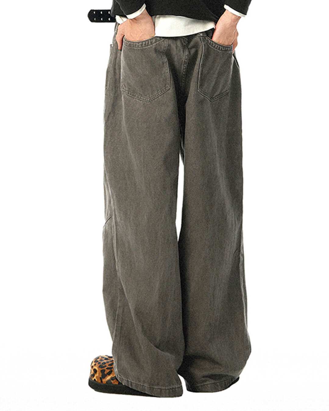 JHYQ Washed 3D Seam Baggy Work Jeans