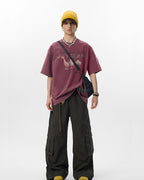 JHYQ Washed Duck Print Tee