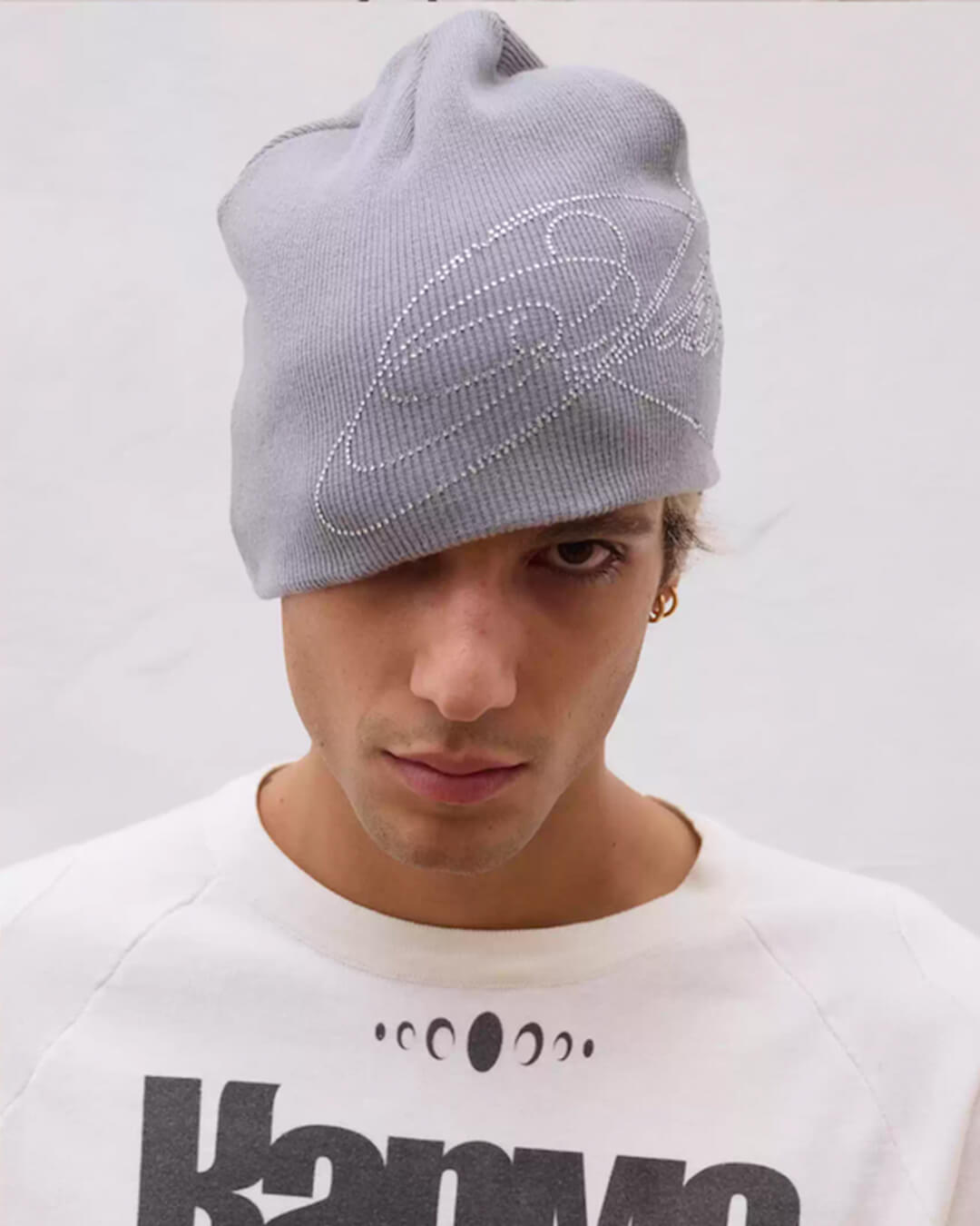 KARMANISTIC Rhinestone Knit Beanie