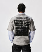 Labt Gradation Print Heather Tee