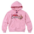 MEDM × JOJO Accent Drawstring Print Hoodie