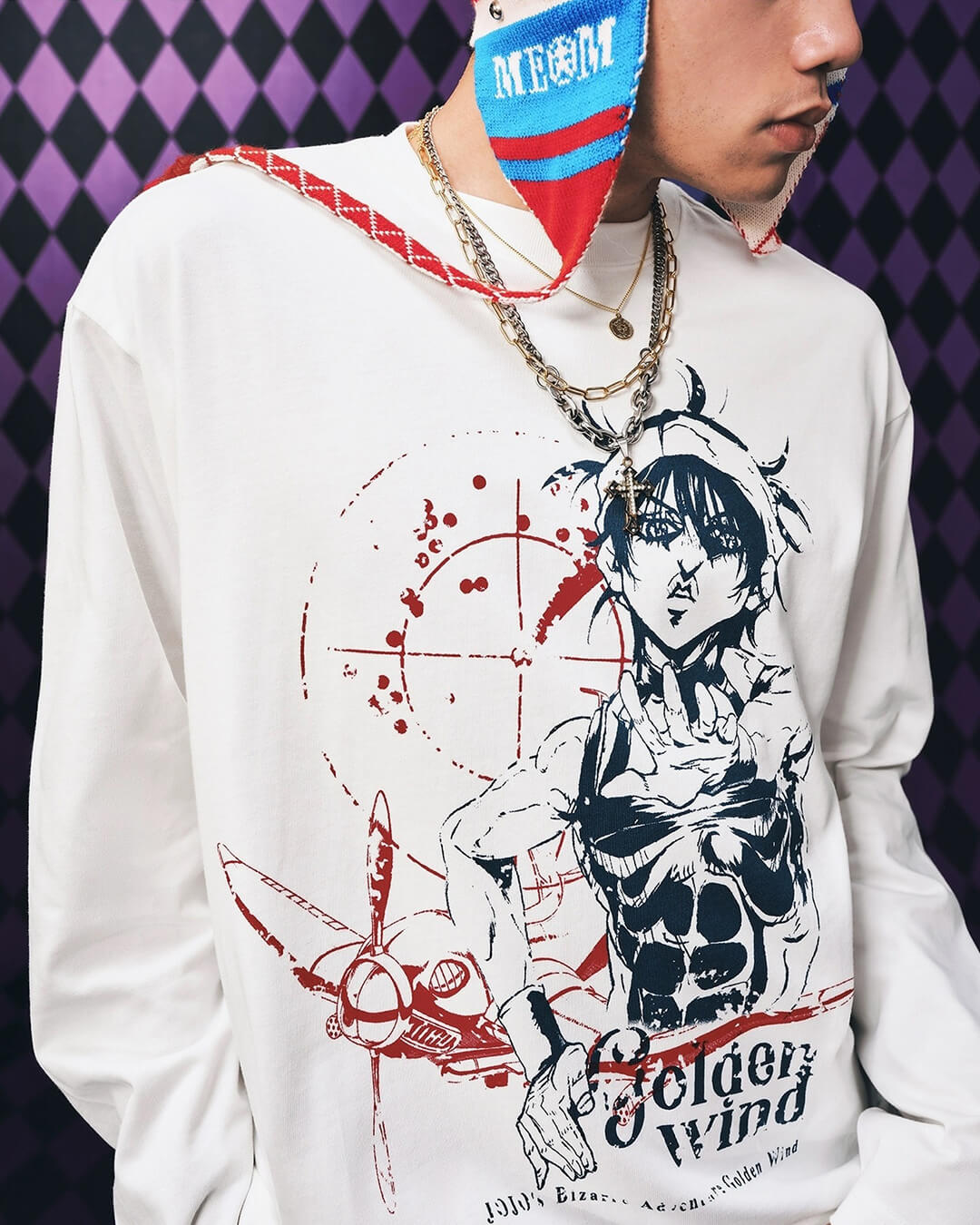 MEDM × JOJO Character Print Long Sleeve Tee