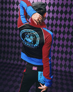 MEDM × JOJO Color Block High Neck Track Jacket