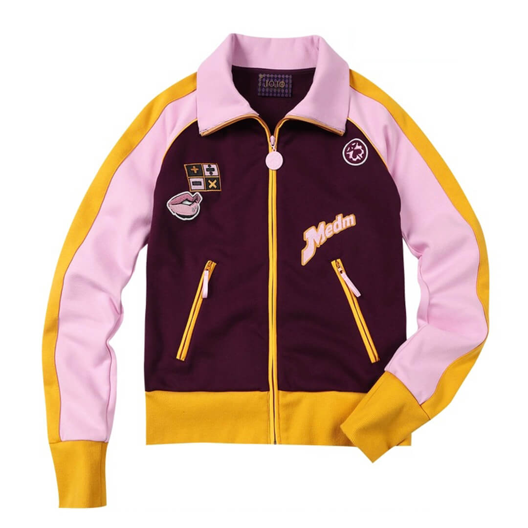 MEDM × JOJO Color Block High Neck Track Jacket