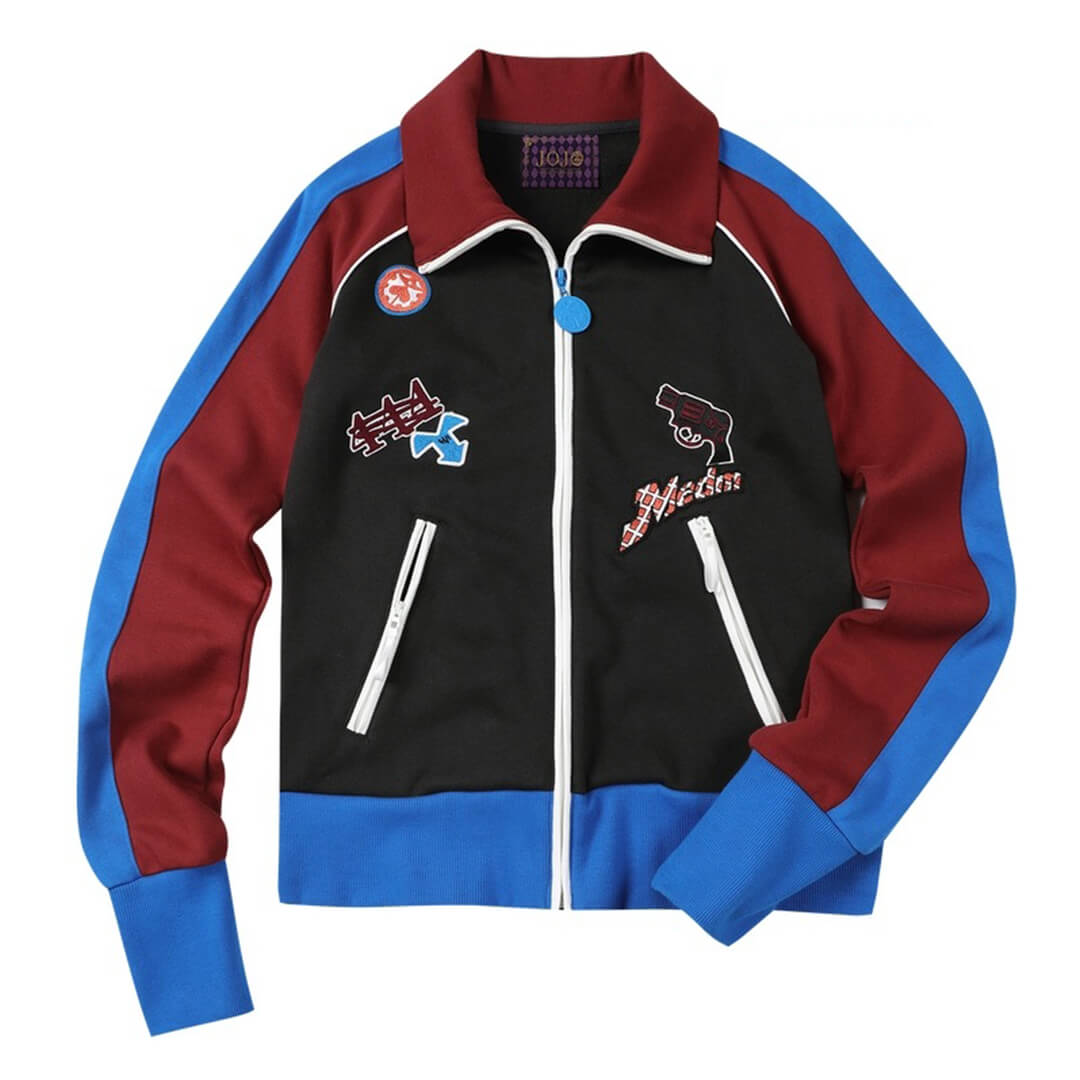 MEDM × JOJO Color Block High Neck Track Jacket