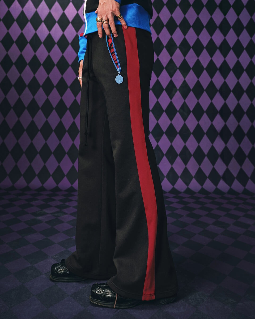 MEDM × JOJO Color Block Side Stripe Track Pants