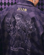 MEDM × JOJO Diamond Plaid Harrington Jacket