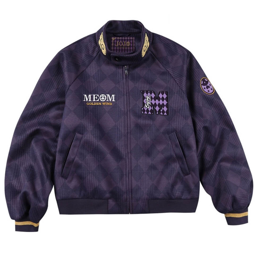 MEDM × JOJO Diamond Plaid Harrington Jacket
