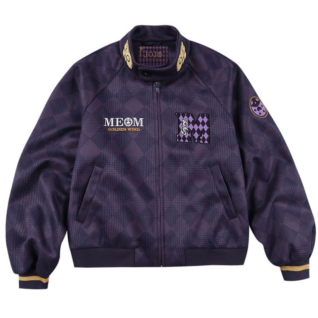 MEDM × JOJO Diamond Plaid Harrington Jacket