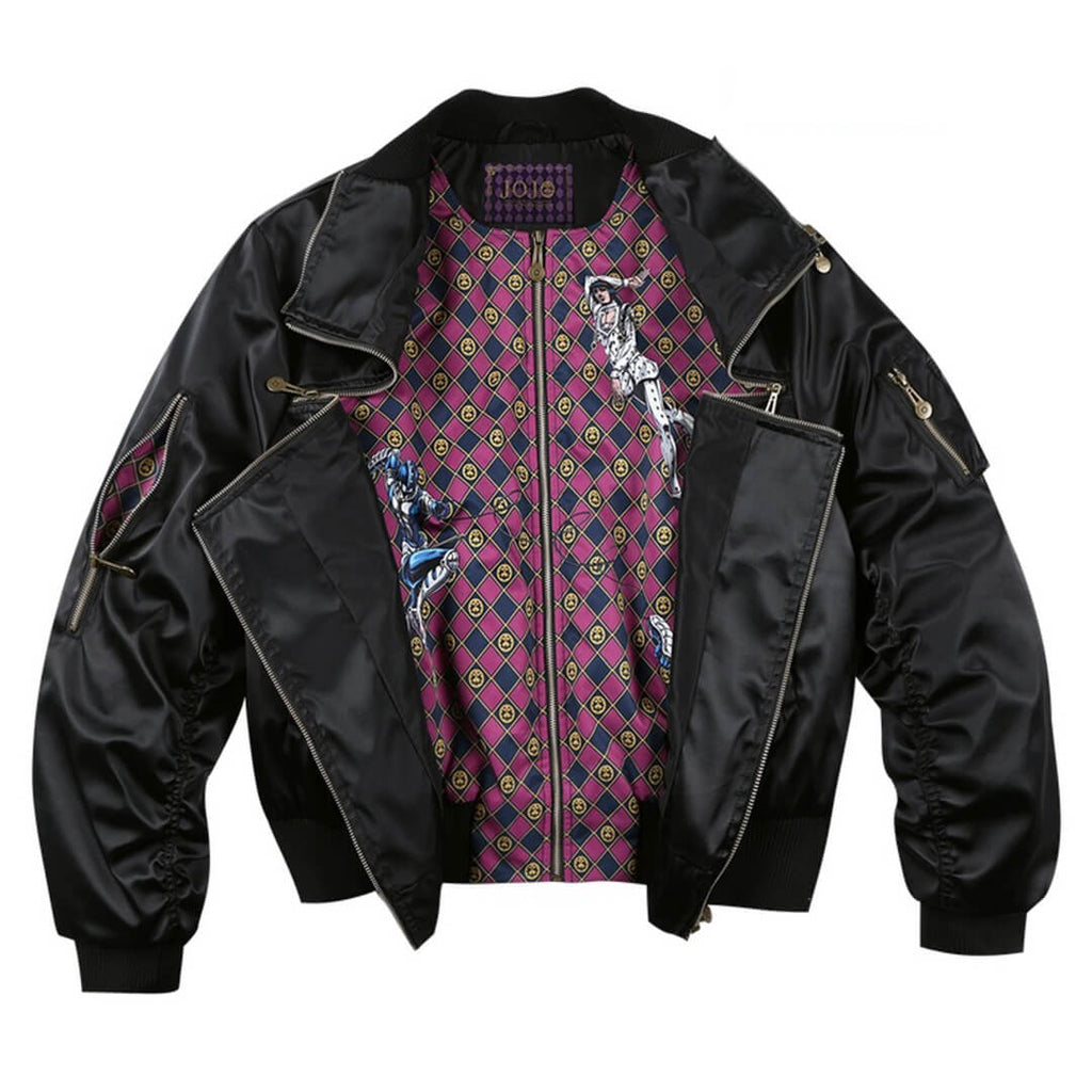 MEDM × JOJO Multi Zip Bomber Jacket