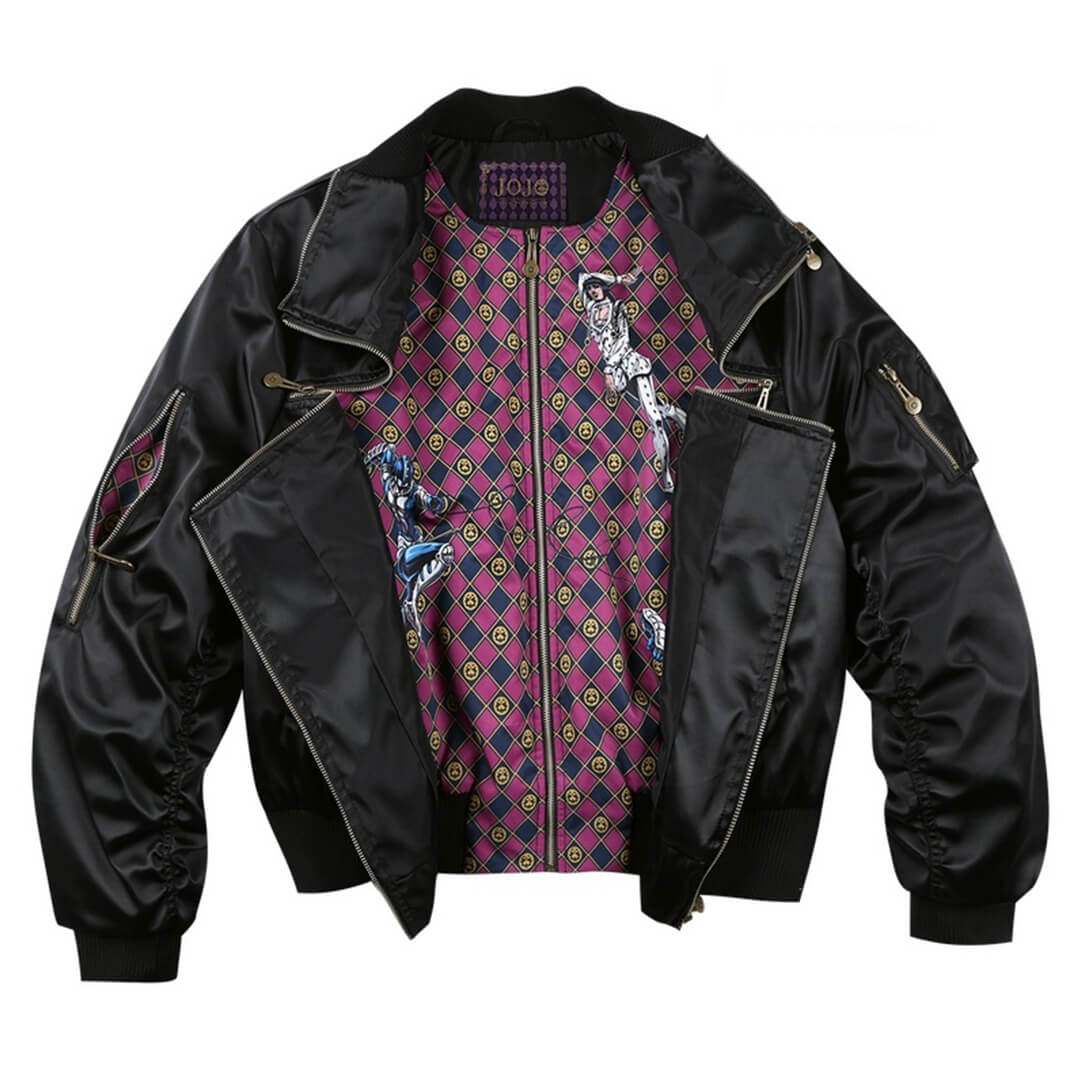 MEDM × JOJO Multi Zip Bomber Jacket