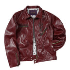 MEDM × JOJO PU Leather Biker Jacket