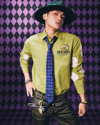 MEDM × JOJO Patchwork Long Sleeve Shirt
