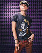 MEDM × JOJO Vintage Washed Character Print Tee
