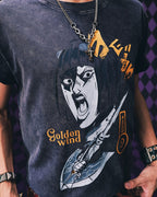 MEDM × JOJO Vintage Washed Character Print Tee