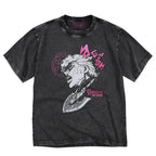 MEDM × JOJO Vintage Washed Character Print Tee