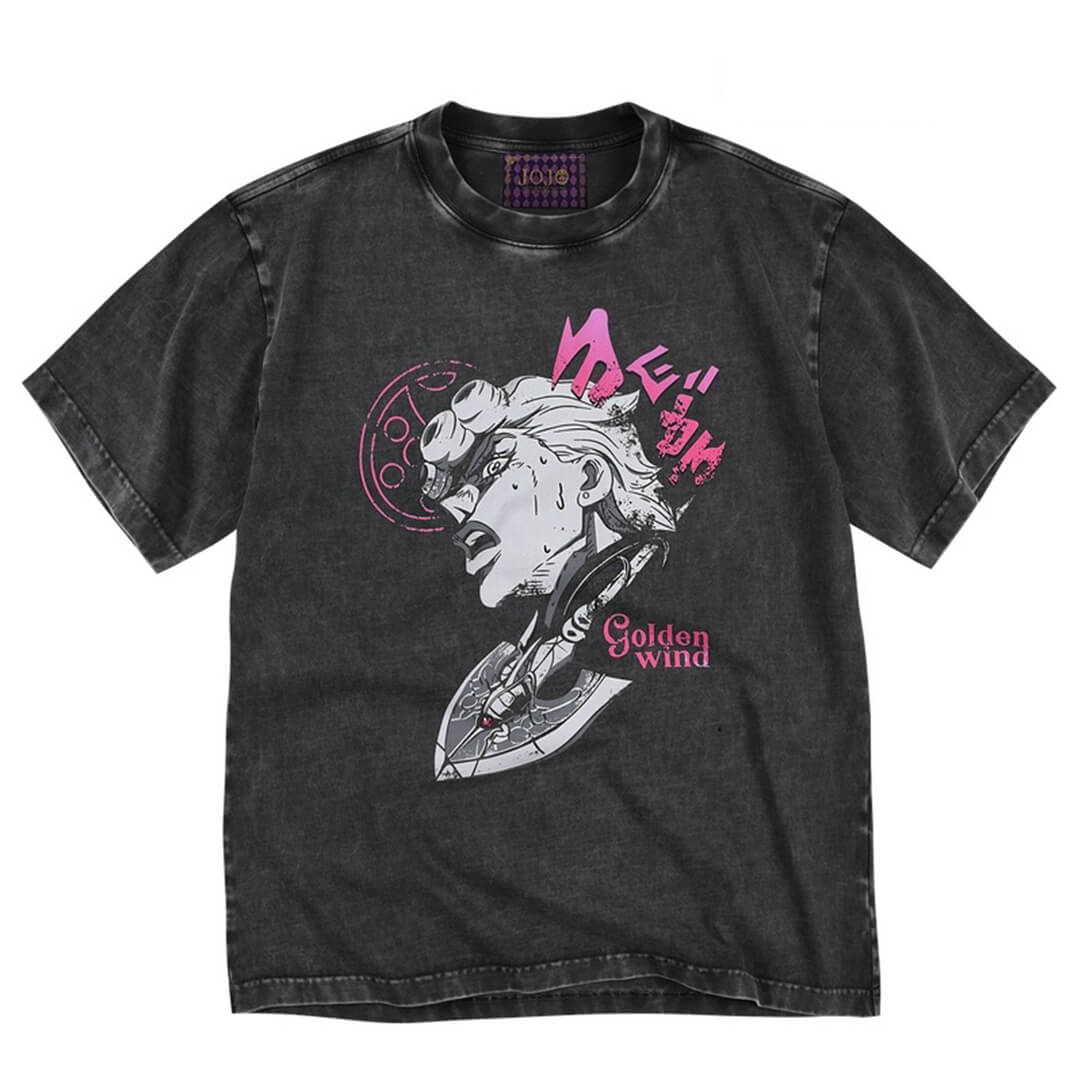 MEDM × JOJO Vintage Washed Character Print Tee
