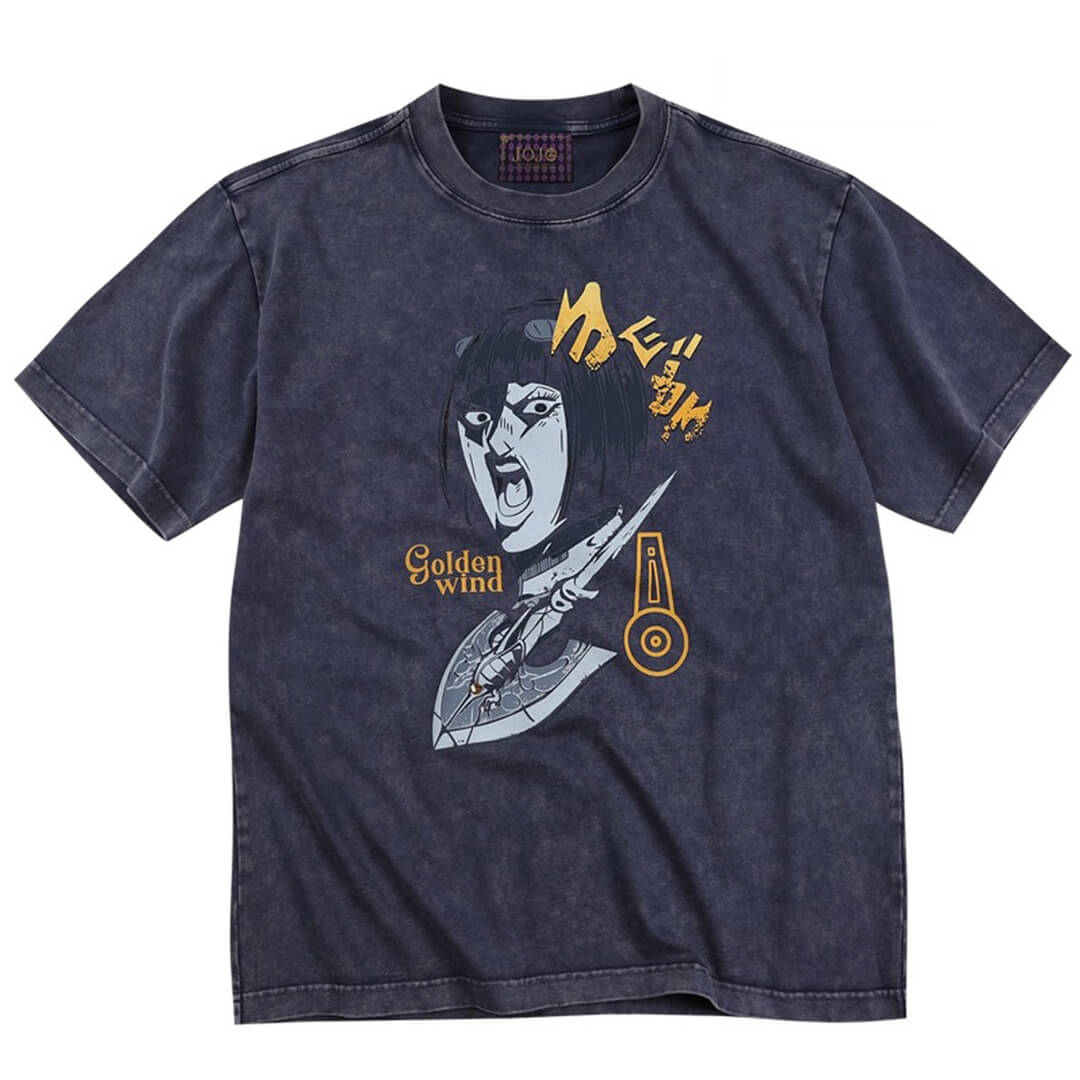 MEDM × JOJO Vintage Washed Character Print Tee