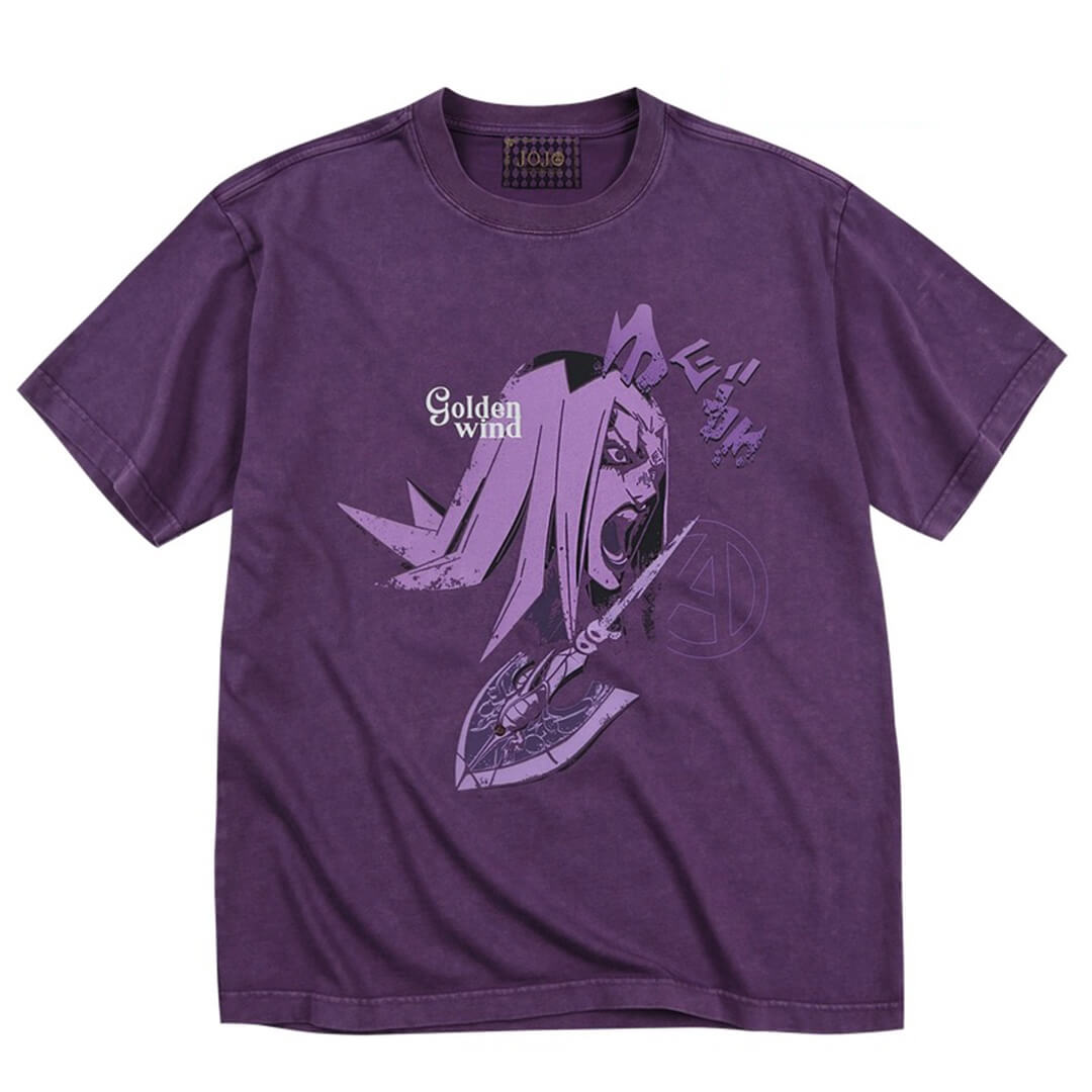 MEDM × JOJO Vintage Washed Character Print Tee