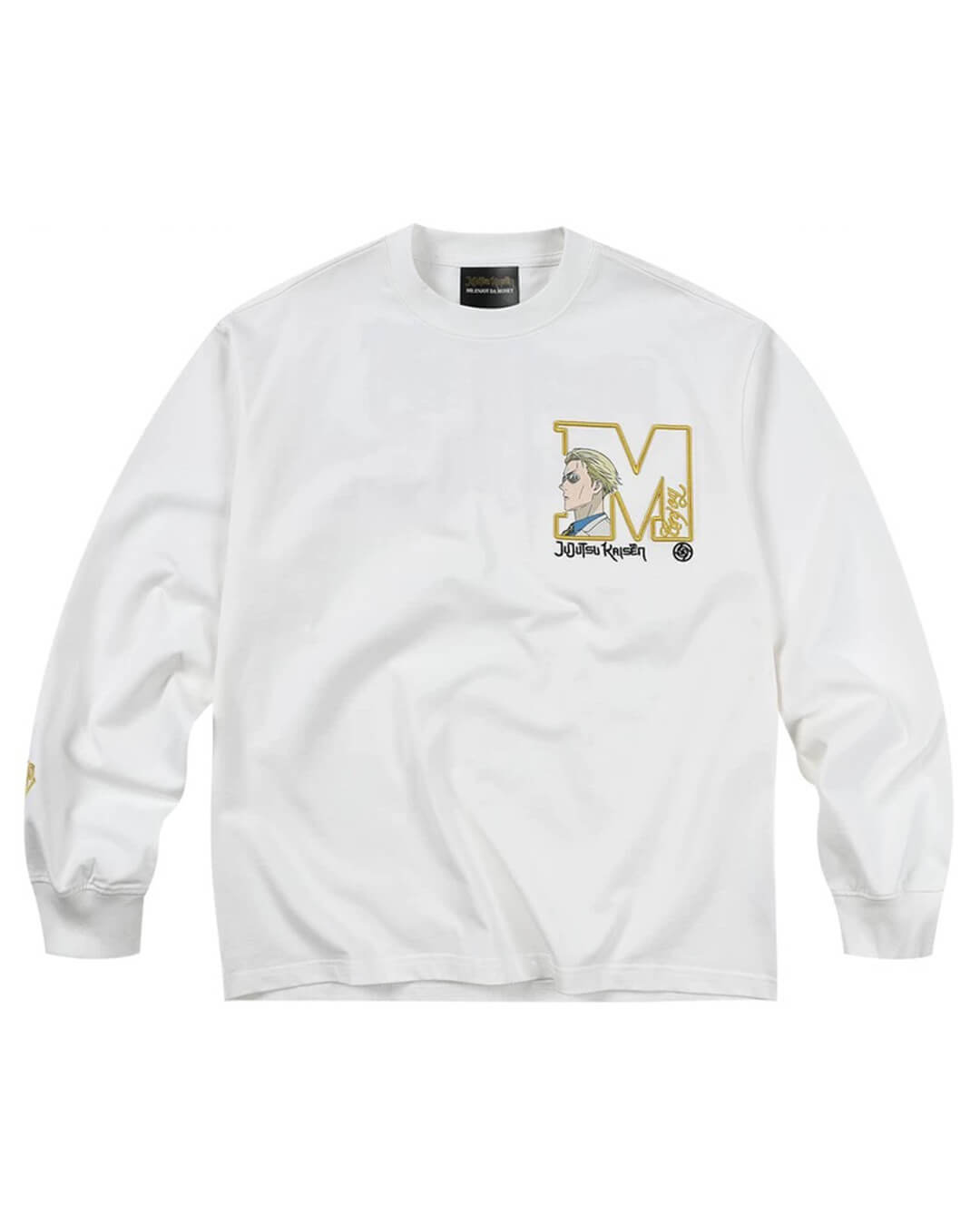 MEDM × Jujutsu Kaisen Big M Logo Character Print Embroidered Long Sleeve Tee